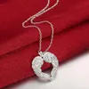 Mode-förmige Halskette mit Flügeln, hübscher Silberschmuck, 925er-Sterlingsilber, Modeschmuck, Charm-Mode-Anhänger-Halskette, Weihnachtsgeschenk