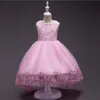 Kinder Hochzeit Blumenmädchen Prinzessin Kleid rot ärmellos Prinzessin Schwanz Kleid Rock großen Jungen Host Kleid