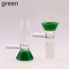 Tubi per fumatori Chiodo colorato per ciotola in vetro con giunto da 14 mm e 18 mm per erbe secche Accessori per tubi dell'acqua bong Colore casuale