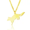 Collier pendentif Animal en acier inoxydable, collier d'amour doré, bijoux pour hommes et femmes, cadeau de saint-valentin 269m8143318