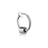 Stainless steel ring spring hoop earrings women mens earrings hip hop fashion jewelry will and sandy jewelry