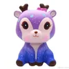 Squishy Toys deer Kawaii Animal Slow Rising Jumbo Squeeze Phone Charms Stress Reliever Kids Gift squishies