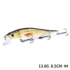 جديد تعليق Rattlin Rogue Jerkbait Minnow Laser إغراء 13.8g 8.5cm نابض بالحيوية الألوان تحريضية الأسماك الضربات المتفجرة الطعم