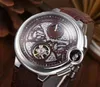 2020 New Black Automatic Tourbillon Top Men Sports Men's Mechanical Stainless Steel Watchメンズ自己揺れ時計wristwatch290q