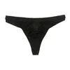 100% Silk Sticka underkläder Mens Thong Paradise Silke Solid Kort US Storlek S M L XL XXL