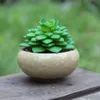 Ice Cracked Keramik Trädgård Pott Andningsbara Mini Planters För Hem Skrivbord Suckulenta Växter Blomkruka