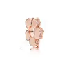 26 أنماط DIY الخرز 50pcs/Lot Pink Rose Gold European Charm Bead Fit Pandora Sarms for Women DIY Jewelry Free