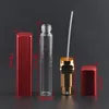 Mode 12ml aluminium parfumfles met mini-verstuiver spuitflessen draagbare parfum container