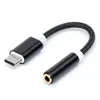 USB 3.1 TYPE C to 3.5mm Audio Adapter Cable Headphone Earphone Jack AUX Conventor for Letv Max for samusng s8