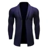 jaqueta Uomo Casual Solido Maglia Trench Coat Giacca Cardigan Manica Lunga Capispalla Camicetta chaqueta hombre casaco masculino