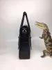 Calidad Genuina Real Crocodile Skin Belly Leather Minete el maletín Bolsa de la computadora portátil con hardware de acero inoxidable289W