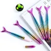 Шариковая ручка «Русалка», милые школьные и офисные письменные принадлежности, модный подарок для девочек, корейские канцелярские принадлежности 17,1*2,8 см