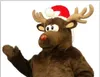 Disfraz de mascota de reno de ciervo marrón de Navidad personalizado tamaño adulto envío gratis