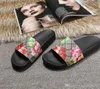 Men Women Sandals Designer Shoes Luxury Slide Summer Fashion Wide Flat Slippery Sandals Slipper Flip Flop size 35-46 flower box