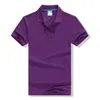 Tanie puste zwykłe bawełniane koszulki polo niestandardowe logo projekt polo shirt golfowy 50 sztuk na logo Drop Shipping