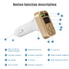 FM Transmitter A9 Bluetooth Car Kit HandsFree FM Radio Adapter LED Car Bluetooth Adapter Support TF Card USB Flash Drive AUX Input/Output