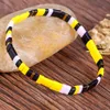 6 Style 2 st Färgrik Miyuki Tila Tile Glass Seed Beads Lovers Armband Boho Justerbara Armband Smycken Gåvor för Kvinnor Tjejer Par