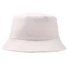 Nowa para czapka przenośna moda Solid Kolor Folding Fisherman Sun Cotton Hat Outdoor Men and Women Multisason Bucket Cap5681543