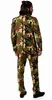 Personalizza Designe Camouflage Smoking dello sposo Notch Risvolto Groomsmen Abito da sposa Migliori uomini popolari Abito da ballo formale (giacca + pantaloni + cravatta) 765