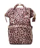 1pcs Ready To Ship Fashion Serepa Diaper Bag Wholesale grab handle Mummy Baby Care Nappy Bags Large Capacity Cheetah Travel Backpack DOM1276