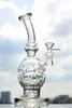 Huvudt tjockt glas Bong Hookahs Fab Egg Water Pipe Skull Beaker Dab Rig Water Bongs Ball Recycler Glass Matrix