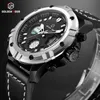 Goldenhour Top Brand Sport Watch Business Men Zegarwatch oryginalny skórzany pasek męski wodoodporny męski zegar męski Masculino303v