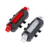 2PCS دراجة دراجة ضوء الذيل LED الضوء الخلفي الخلفي محاذير أمنية الدراجات المحمولة الخفيفة USB قابلة للشحن نمط