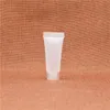 Refillerbar liten 5ml frostat plastflaska Kosmetisk Shampoo Cleaner Cream Container Travel Set Hotel Supplies 200pcs