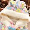 Cute Rabbit Baby Winter Jacket Thick Cotton-Padded Baby Girl Outerwear Infant Baby Boys Parka Toddler Girls Snow Wear WL1176