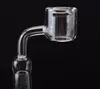 Chiodo Banger al quarzo al 100% termico con chiodo maschio femmina doppio quarzo 10mm 14mm 18mm per piattaforme petrolifere Bong in vetro