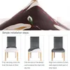 Fodera per sedia moderna rimovibile Coprisedile anti-sporco Stampa Fodera per cucina per ristorante per matrimoni Housse De Chaise