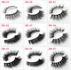 CHEAUX MINK 3D Faux de cils Paire des cils pour les yeux de maquillage nu naturel 81 styles avec boîte d'emballage multi-couleurs Ship 3set 3set