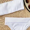 2020 Sexy Bandeau Hohe Taille Bikini Weiblichen Badeanzug Frauen Bademode Zwei-stück Bikini set Liebsten Badende Badeanzug