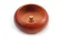 Mini round wooden incense stick buddhist articles bowl type incense holder