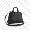 M44832 NEO ALMA BB PM Clutch bolsa em relevo couro de vaca tachinhas alça superior bolsa feminina designer bolsa carteiro bolsa tiracolo bolsa tiracolo