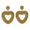 Boheemse Kraal Kwastje Drop Oorbellen voor Vrouwen Vintage Bruiloft Trendy Omzoomd Meisjes Party Geschenken Kleurrijke Hart Verklaring Earrings273C