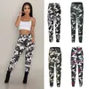 2020 5 colori Lady Girl Cargo Pants Moda Pantaloni femminili Pantaloni mimetici Tasche Abbigliamento donna (Esclusi telai) M1044