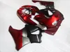 Hot Sale Fairing Kit för Honda CBR900 RR Fairings 98 99 CBR900RR Röd svart motorcykeluppsättning CBR919 1998 1999 KJ56