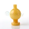 Tappo a bolla in vetro colorato Fumo 25mm / 28mmOD direzionale universale CarbCap Accessori per fumatori per bordo smussato Quarzo Banger Dab Rig