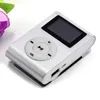 Heiße Markierung Mini-USB-Clip MP3-Player LCD-Bildschirm Unterstützung 32 GB Micro SD TF-Karte Digitale Musik MP3-Player werden mit Kopfhörer-USB-Kabel geliefert