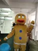 2018 Venda quente Biscoitos bebê Personagem de Banda Desenhada Traje homem mascote gingerbread mascote Personalizado Produtos feitos por encomenda frete grátis