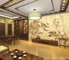 Kowloon Spela Bead Woodcarving Väggmålning Foto Bakgrundsbilder för Vägg 3 D Vardagsrum Sovrum Butik Bar Cafe Walls Murals Roll Papel de Parede