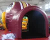 Outdoor Advertising Inflatable Helmet 5m Height Sportsman Entrance Door Air Blown Passage Tunnel For Football Event