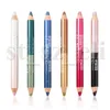 Eyeliner in legno a 47 colori Ombretto ultra luminoso Matita per labbra Penna per eyeliner Matita per trucco Occhi Penna per eyeliner