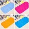 35*65cm Bath Mats Anti-slip Massage Mat Bathroom Pierced PVC Safe Pad With Suction Cups Bath Non-Slip Mat Bathroom Accessories DH0757