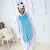 H Winter Unisex Unicorn Pamas Kigurumi Animal Star Pyjamas Women Adult Onesies Cosplay Flannel Onesie Sleepwear Whole5215871