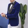 Barato E Fino Um Botão Groomsmen Xaile Lapela Do Noivo Smoking Ternos Dos Homens de Casamento / Prom / Jantar Melhor Homem Blazer (Jacket + Pants + Tie) A323