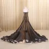 Schwarz-Champagner-Meerjungfrau-Brautkleid mit langer Schleppe, Spitze, Perlen, Spaghettiträger, Schatz-Schnürkleid für Hochzeitsgäste, Robes de Mari￩e