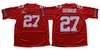 Vintage NCAA Ohio State Buckeyes College Football Jerseys Mens 27 Eddie George 45 Archie Griffin Stitched Shirts O Legends of Scarlet Gray Patch S-XXXL