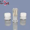 10g Cream Cosmetic Jar Pot 10ml Acrylic Lotion Pump Bottle DIY Refillable Container Travel F2269